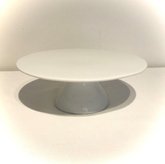 Short White 30cm Cake Stand 2