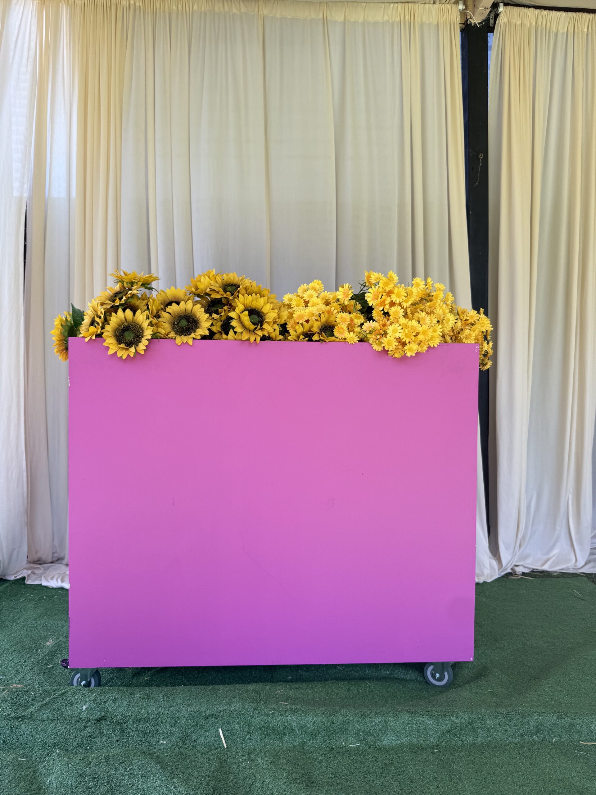 Pink Display Cart